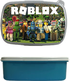  Broodtrommel - Lunchbox - Roblox - Blauw - Schoolspullen