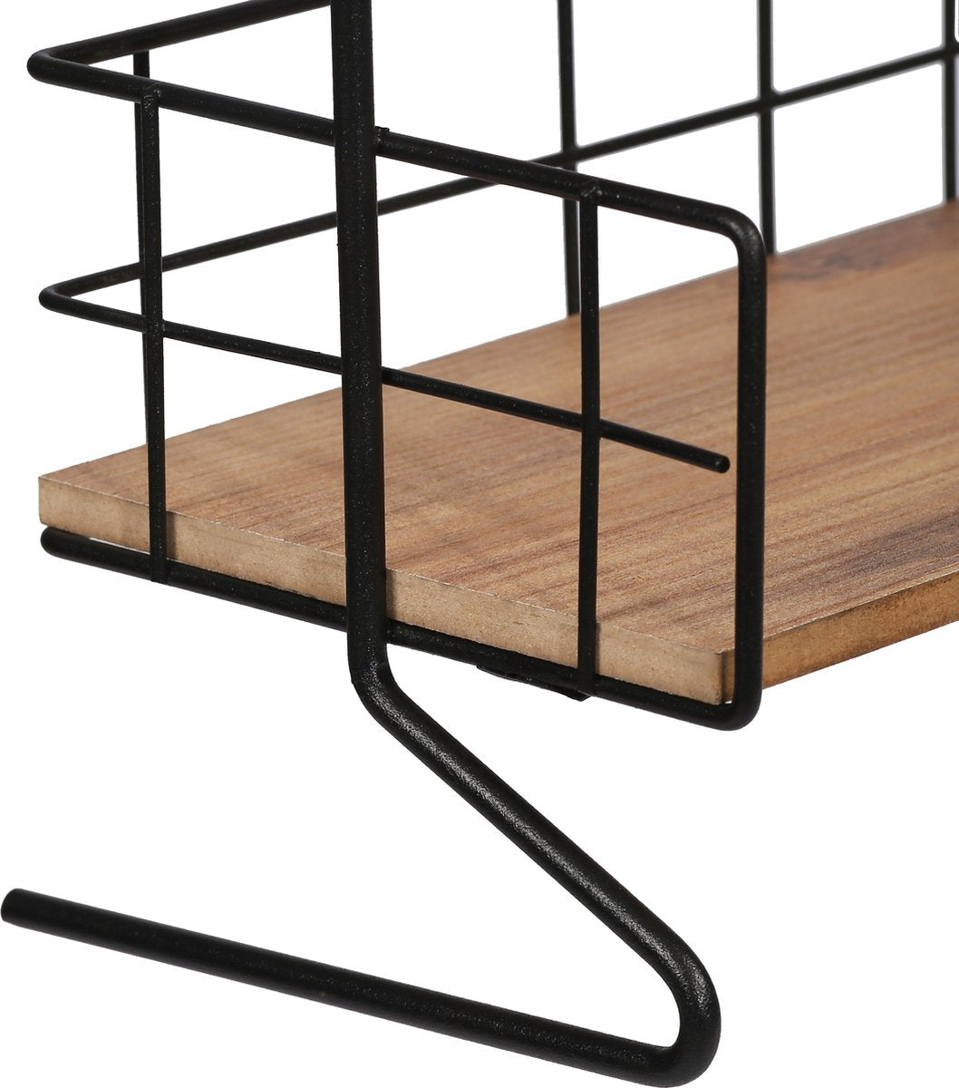  Metalen Keuken Etagere 2 Laags Van Naturn Living | Keuken Opbergrek | Kruidenpotjes Rek | Kruiden Organizer | Keuken Rek Specerijen | Mat Zwart