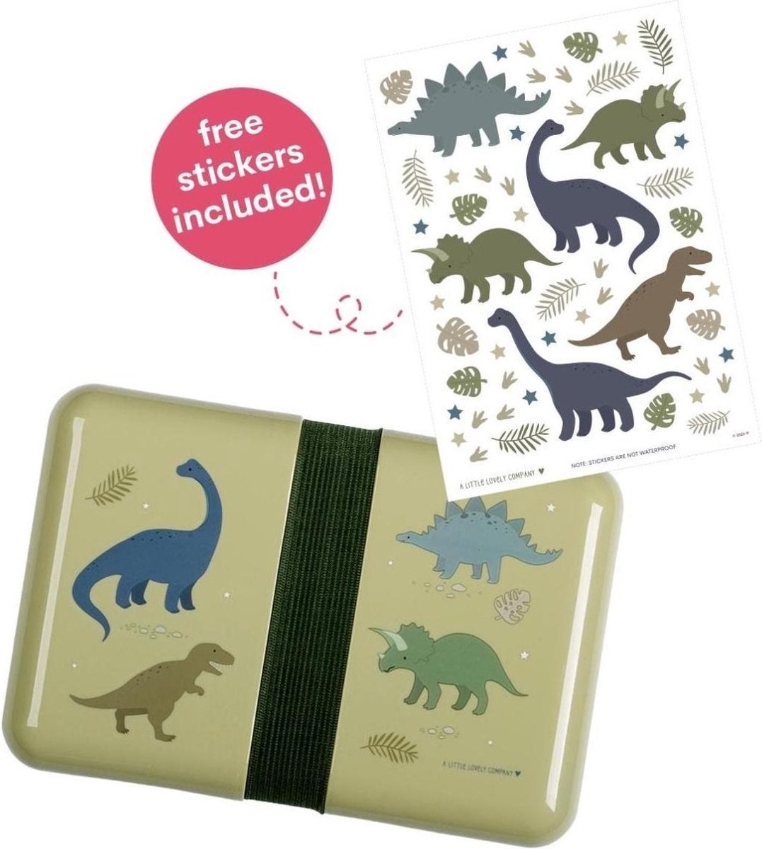  Broodtrommel / Lunch Box: Dino | A Little Lovely Company