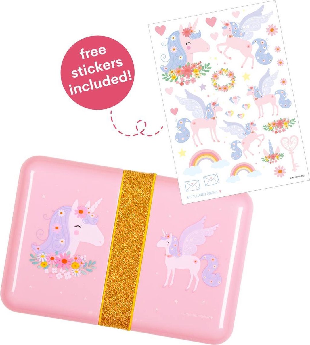  Broodtrommel / Lunch Box: Eenhoorn | A Little Lovely Company