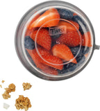  Lock&amp;Lock Yoghurtbeker - Yoghurt Beker To Go - Muesli Beker To Go - Lunchpot - Lunchbeker - Medium - 560 Ml + 310 Ml - Wit