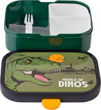  Mepal – Lunchset Campus (sb + Lb) – Schoolbeker En Broodtrommel Voor Kinderen – Dino – Bento Box - Lekvrij
