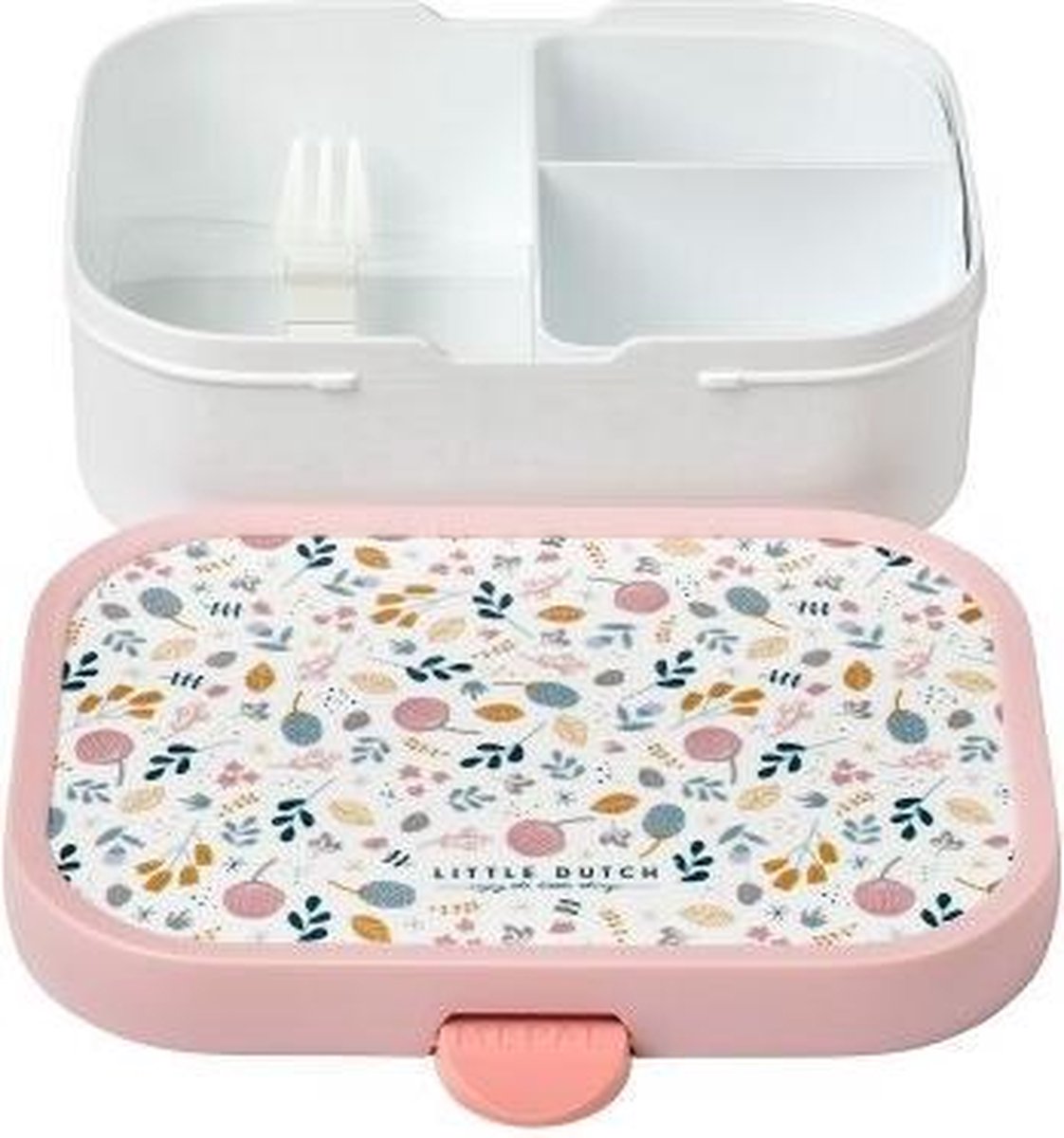  Mepal – Lunchbox Campus – Broodtrommel Voor Kinderen – Spring Flowers – Little Dutch - Bento Box - Geschikt Voor 4 Boterhammen