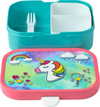  Mepal – Lunchset Campus (pu + Lb) – Pop-up Drinkfles En Broodtrommel Voor Kinderen – Unicorn – Bento Box – Lekvrij