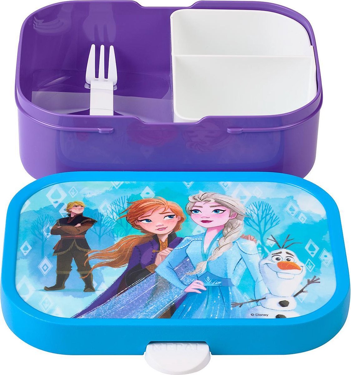  Mepal – Lunchset Campus (pu + Lb) – Pop-up Drinkfles En Broodtrommel Voor Kinderen – Frozen II – Bento Box – Lekvrij