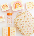  A Little Lovely Company - Brooddoos - Broodtrommel - Lunch &amp; Snack Box Set Van 4 - Regenbogen