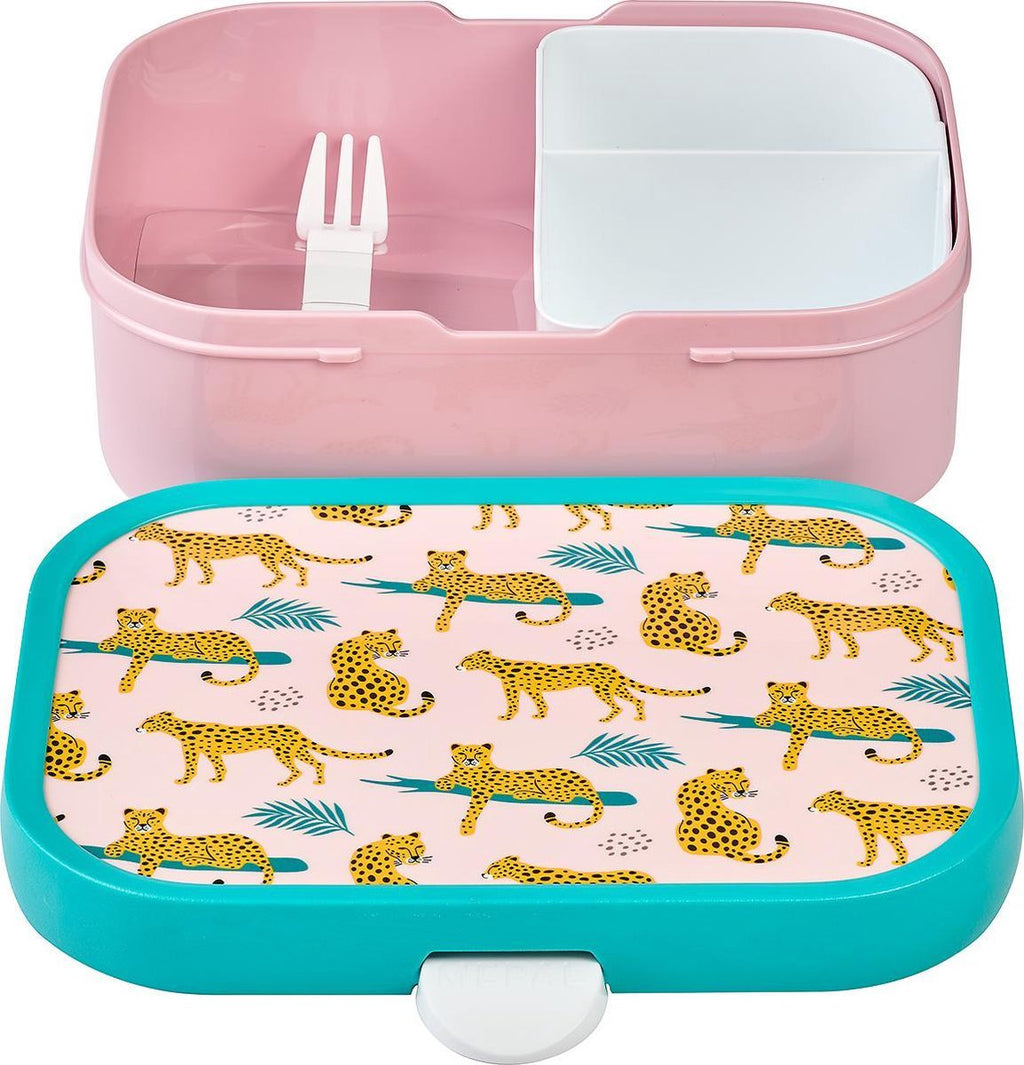  Mepal – Lunchset Campus (sb + Lb) – Schoolbeker En Broodtrommel Voor Kinderen – Leopard – Bento Box - Lekvrij