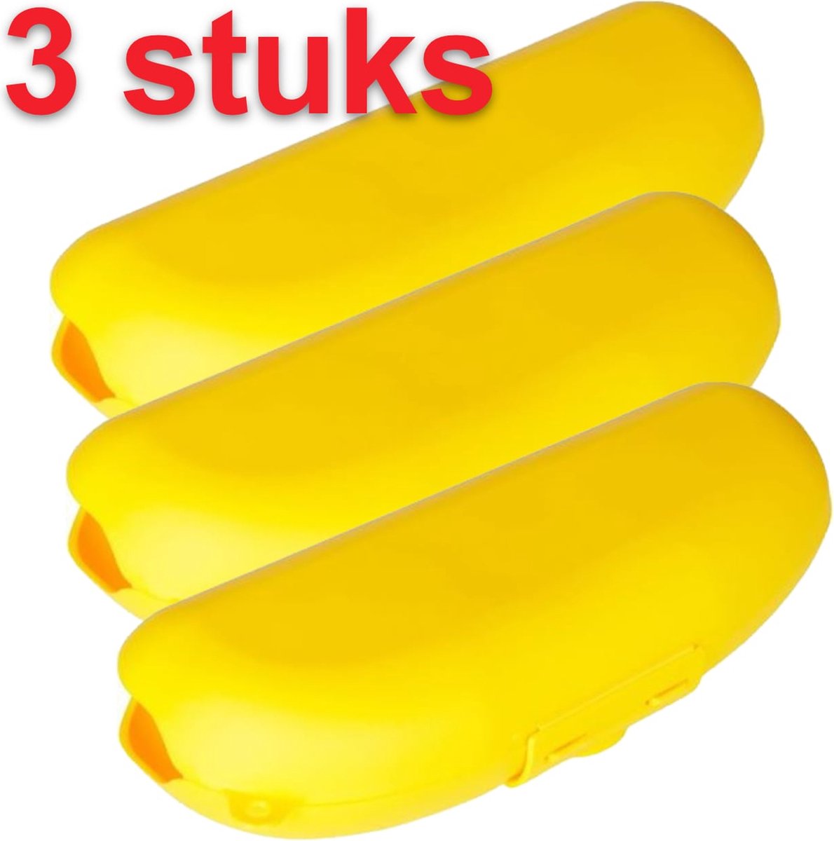  Bananendoos Fruitbox Bananen Bewaardoos 3 Stuks