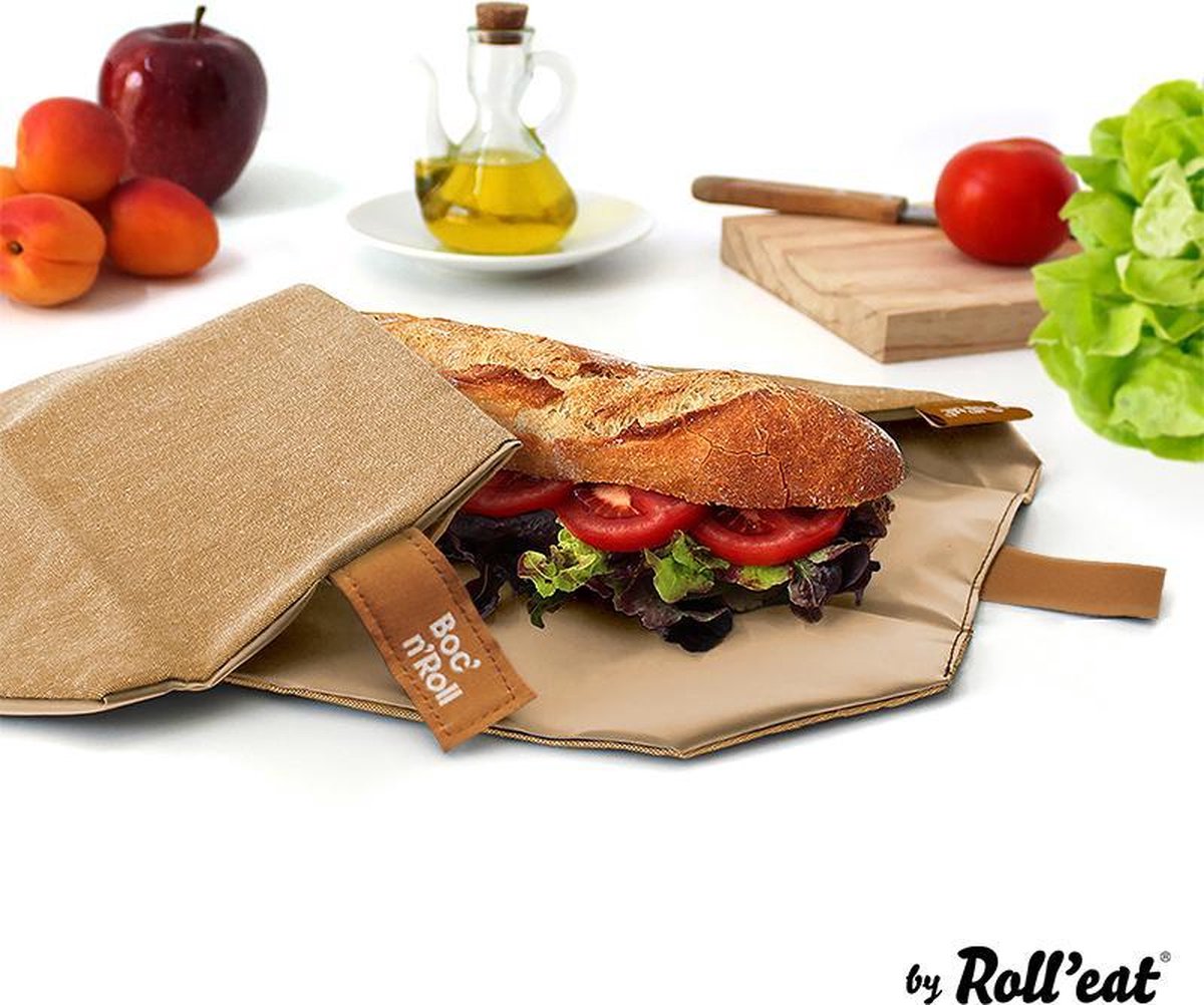  Roll'Eat Boc'n'Roll Foodwrap - Nature Brown