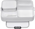  Mepal – Bento Lunchbox Take A Break Large- Inclusief Bento Box – Wit – Lunchbox Voor Volwassenen