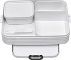  Mepal – Bento Lunchbox Take A Break Large- Inclusief Bento Box – Wit – Lunchbox Voor Volwassenen