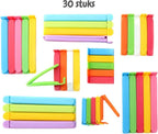  Vershoudclips - 30 Stuks - Vershoud Knijpers - Afsluitclips - Zakklemmen - Zaksluiter - Afsluiter Klemmen