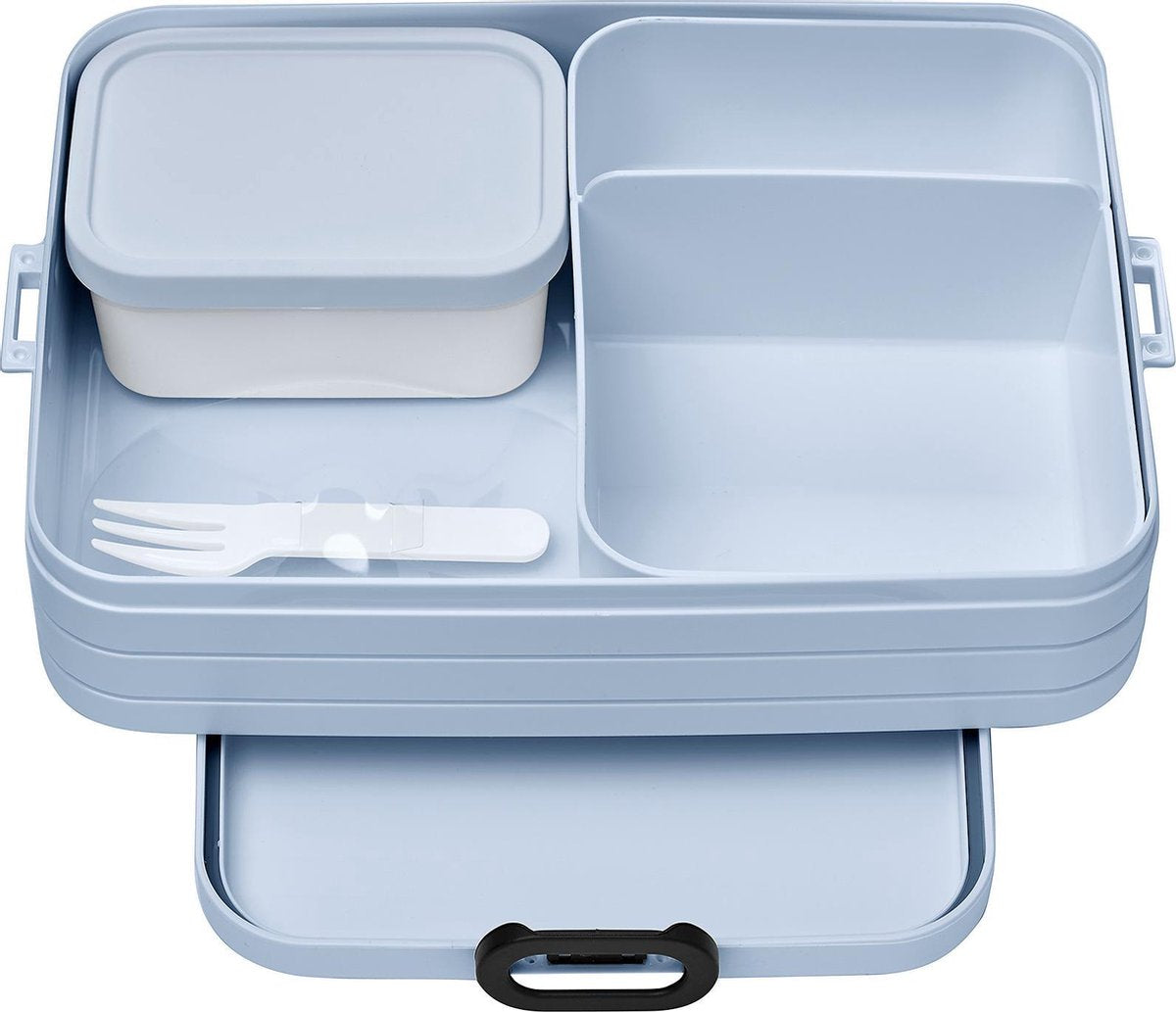  Mepal – Bento Lunchbox Take A Break Large- Inclusief Bento Box – Nordic Blue – Lunchbox Voor Volwassenen