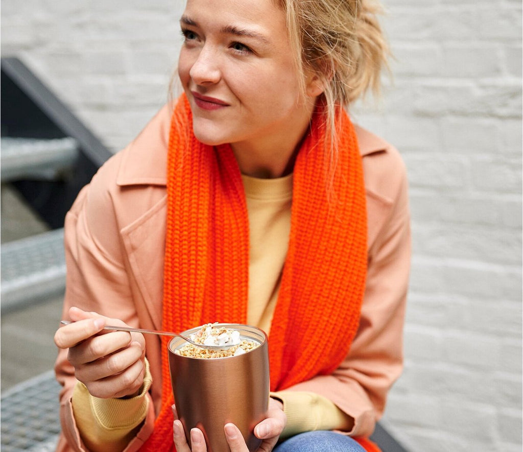  Mepal – Isoleer Lunchpot Ellipse – Houdt Je Eten 6-8 Uur Warm En 12 Uur Koud – Titanium – 2 Compartimenten – Soep Beker To Go – Yoghurt Beker Muesli - Thermos Lunchbox