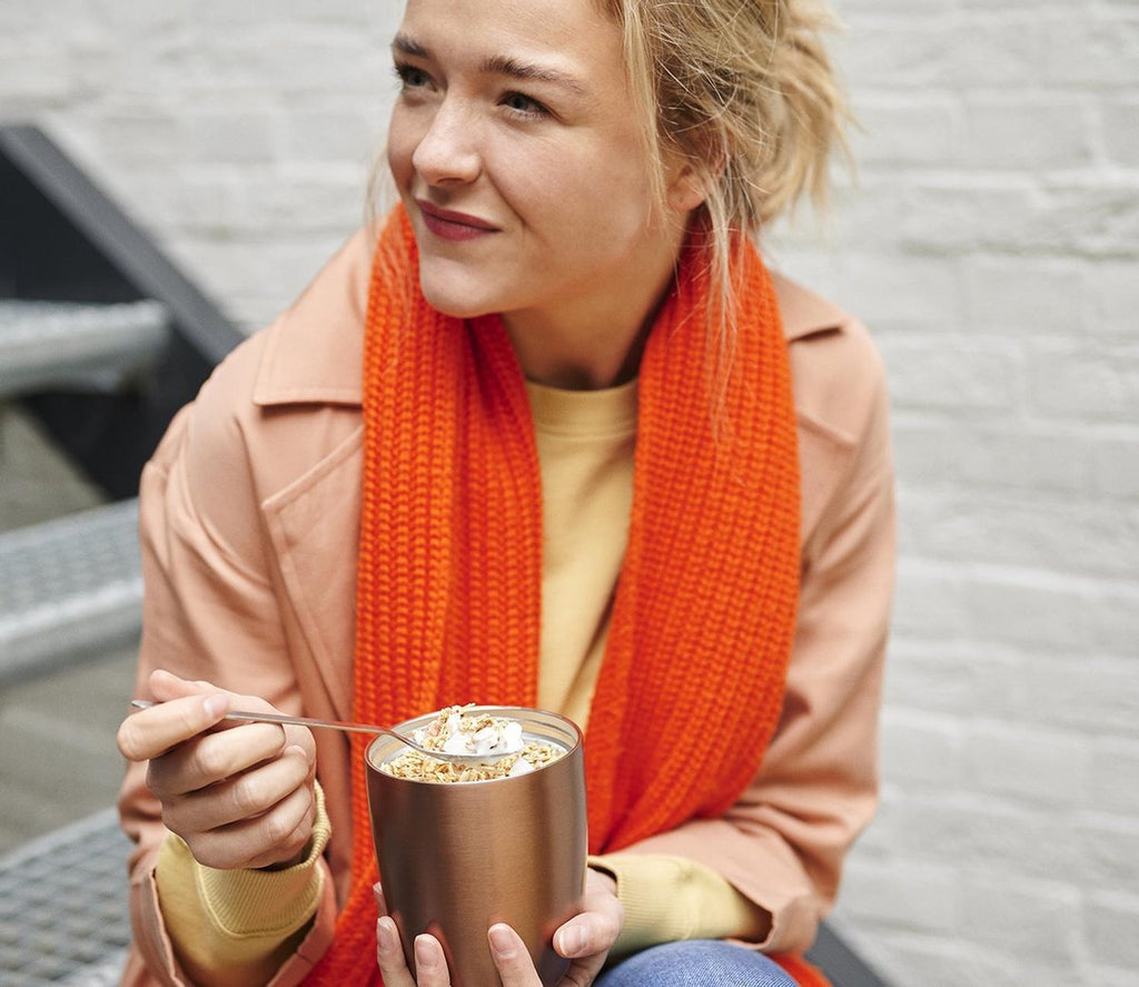  Mepal – Isoleer Lunchpot Ellipse – Houdt Je Eten 6-8 Uur Warm En 12 Uur Koud – Rose Gold – 2 Compartimenten – Soep Beker To Go – Yoghurt Beker Muesli - Thermos Lunchbox