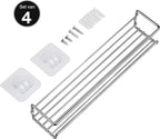  Kruidenrek Ophangbaar Kruidenpotjes Wandrek Organizer Keuken Accessoires - Geschikt Voor Bijna Alle Kruidenpotjes