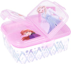 Disney Frozen Broodtrommel 3 Vakjes - 17x20 Cm - Brooddoos -Lunchbox