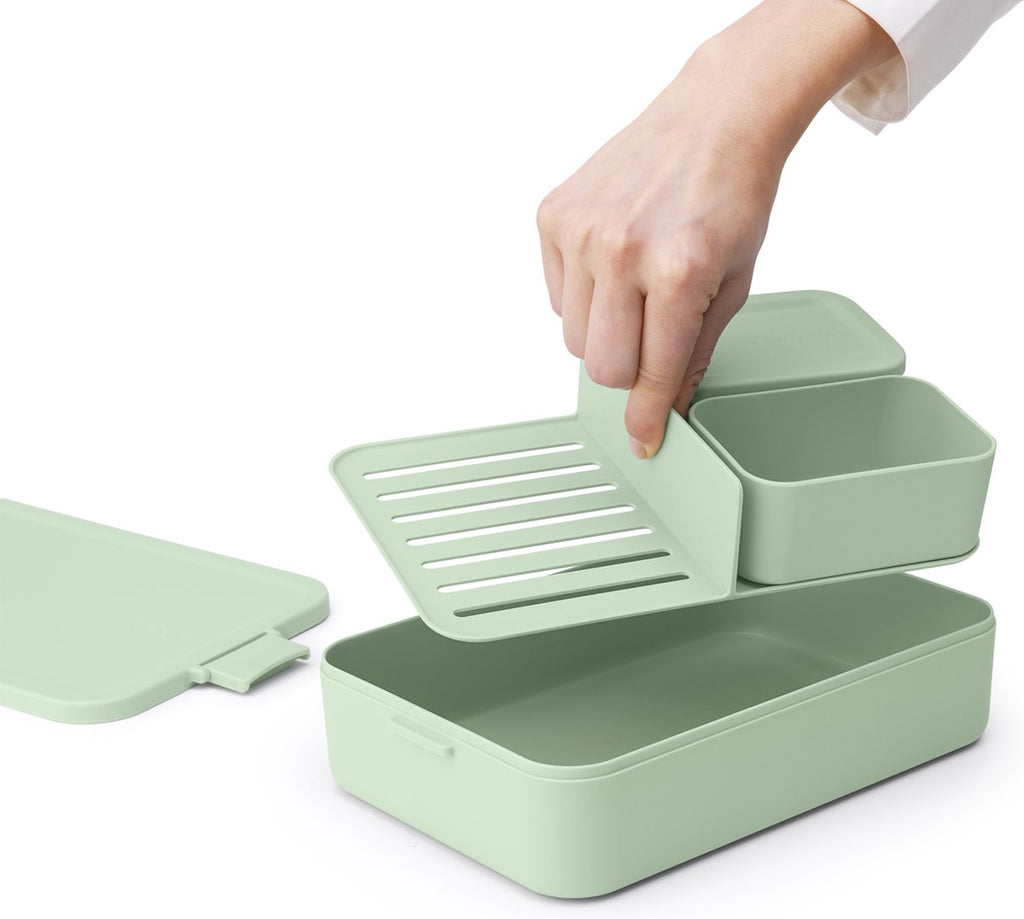  Brabantia Make &amp; Take Bento Lunchbox Incl Bentobox- Large - Kunststof - Jade Green