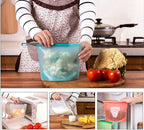  LOUZR Siliconen Vershoudzakken - Set 4-Stuks - 1000ml - Herbruikbaar