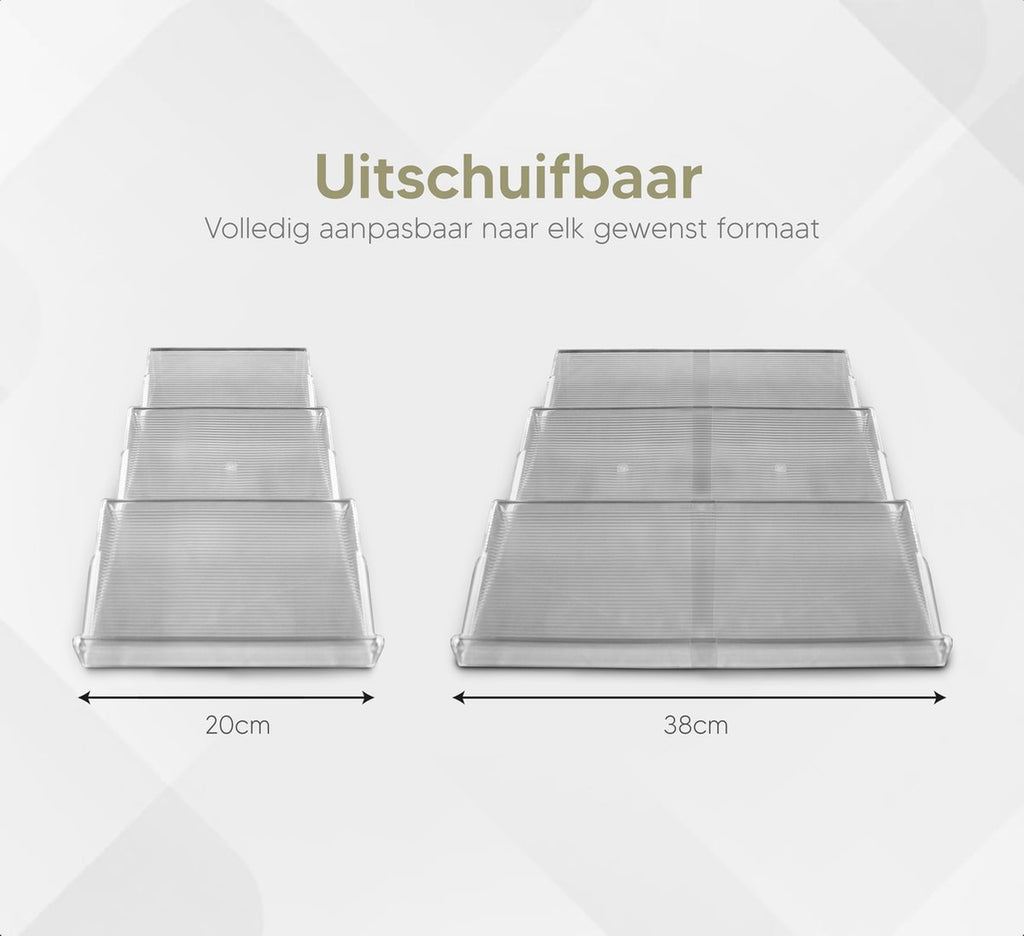  Johannes &amp; Co - 2 Set Kruidenrek Voor Lade - Keuken Organizer - Kruiden Organizer