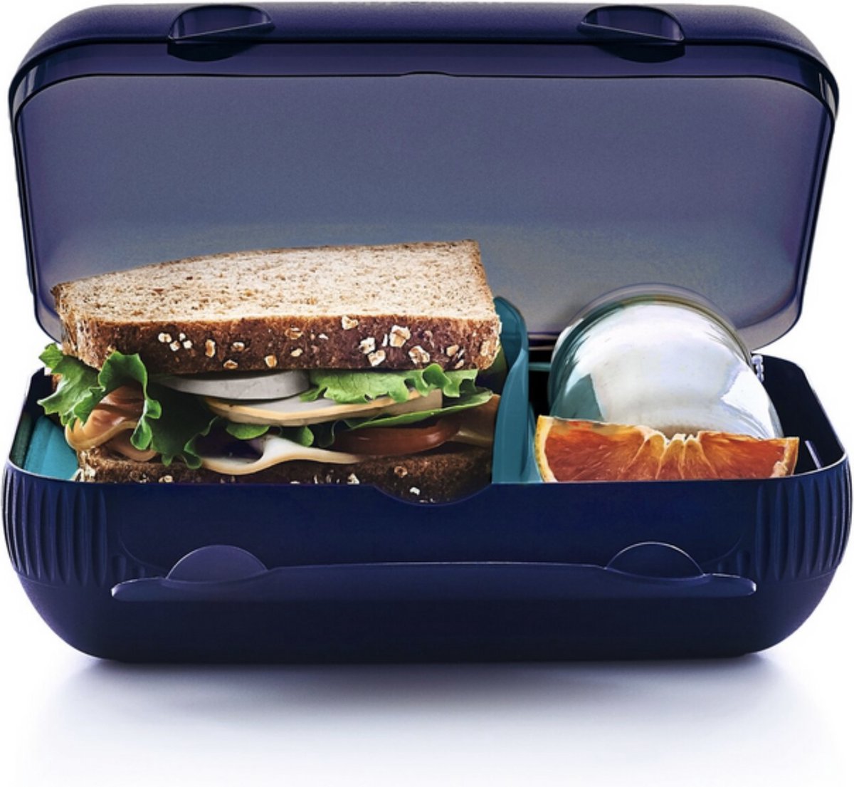  Tupperware Snackpack Blauw