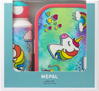  Mepal – Lunchset Campus (pu + Lb) – Pop-up Drinkfles En Broodtrommel Voor Kinderen – Unicorn – Bento Box – Lekvrij