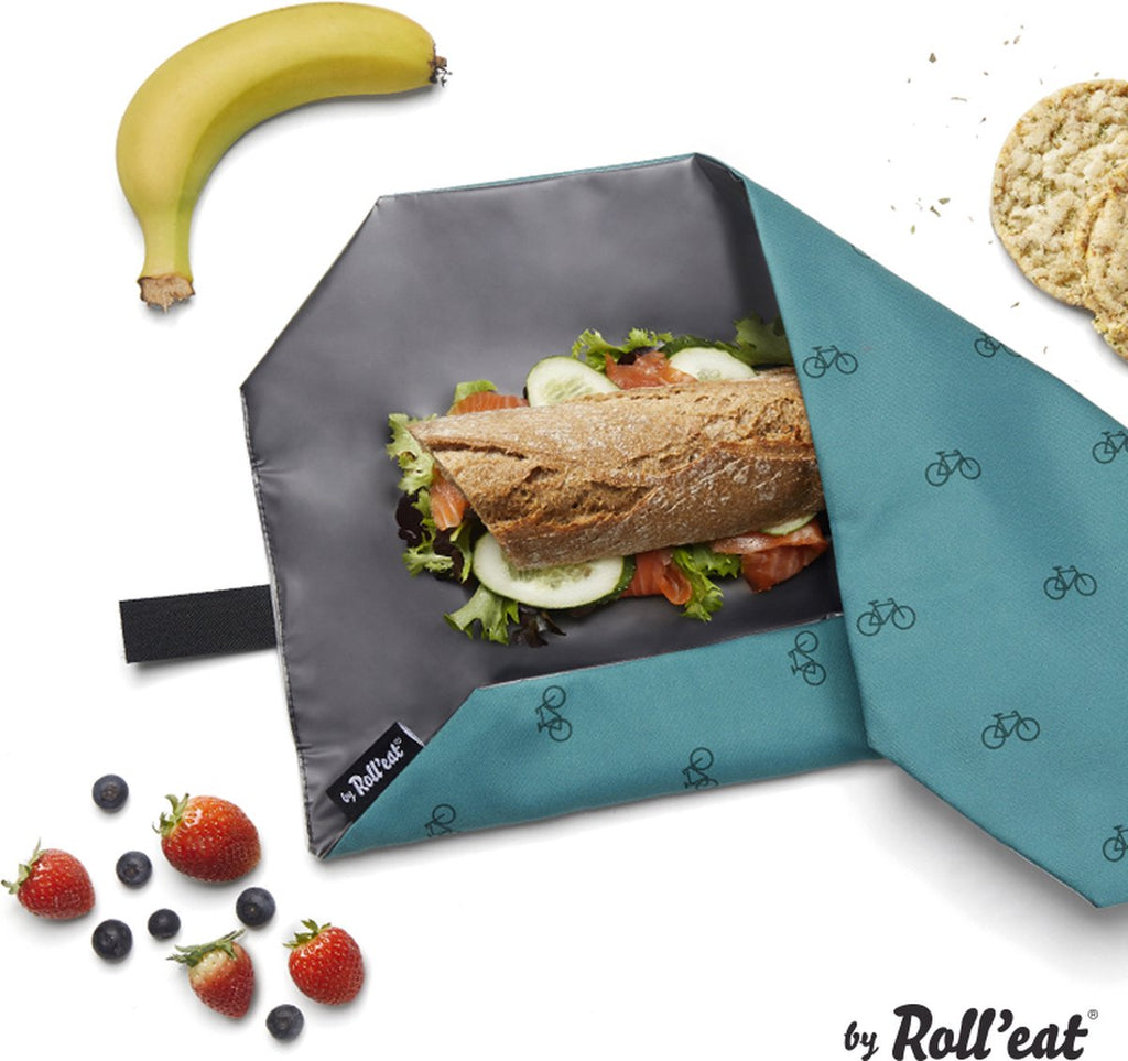  Roll'Eat Boc'n'Roll Foodwrap - Herbruikbaar Boterhamzakje - Fiets
