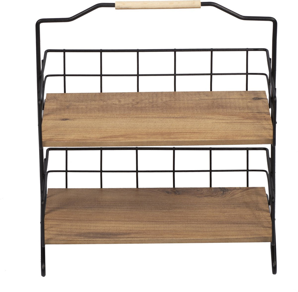  Metalen Keuken Etagere 2 Laags Van Naturn Living | Keuken Opbergrek | Kruidenpotjes Rek | Kruiden Organizer | Keuken Rek Specerijen | Mat Zwart
