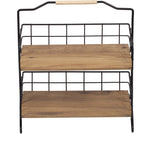  Metalen Keuken Etagere 2 Laags Van Naturn Living | Keuken Opbergrek | Kruidenpotjes Rek | Kruiden Organizer | Keuken Rek Specerijen | Mat Zwart