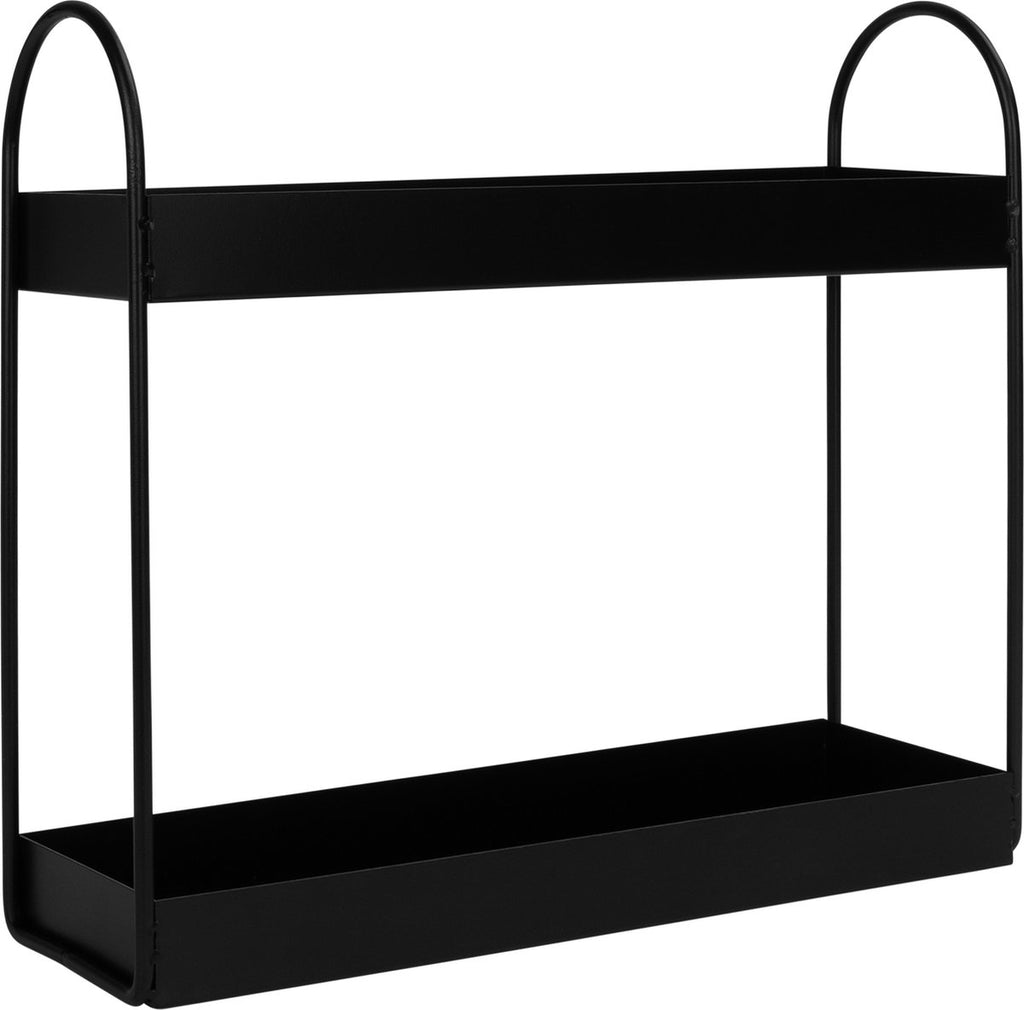  QUVIO Kruidenrek Staand - Keukenrek - Kruidencarrousel - Aanrecht Organizer -Keuken Organizer - Opbergrek - Metaal - 10 X 32 X 29 Cm - Zwart