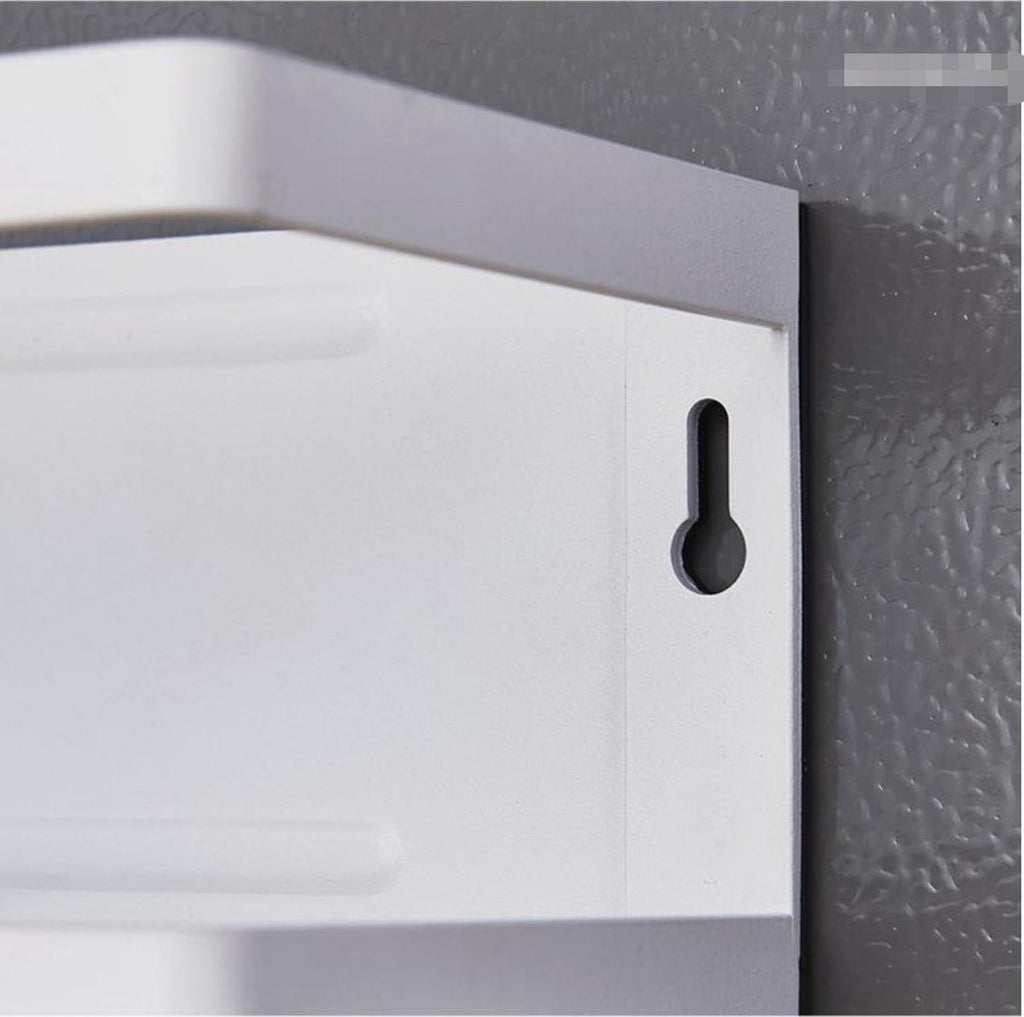 Merkloos Multifunctioneel Ophangbaar Keukenrek Of Badrek- Multifunctioneel Organiser - Magnetisch - Zwart