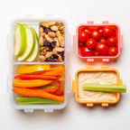  Lock&amp;Lock (mini) Vershoudbakjes Set Met Deksel - Snackdoosjes - Snackbox - Set Van 4 Stuks - Kinderen - Lekvrij - BPA Vrij - Klein - 180 Ml - Multicolor