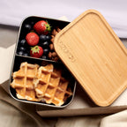  Dzukou Jim Corbett – RVS Lunchbox - Volwassenen - Met Vakjes - 1200 Ml