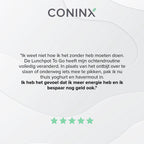  Coninx Yoghurtbeker To Go - Muesli Beker To Go - Lunchbeker - Mueslibeker 640ml ( 450ml+190ml ) - Blauw