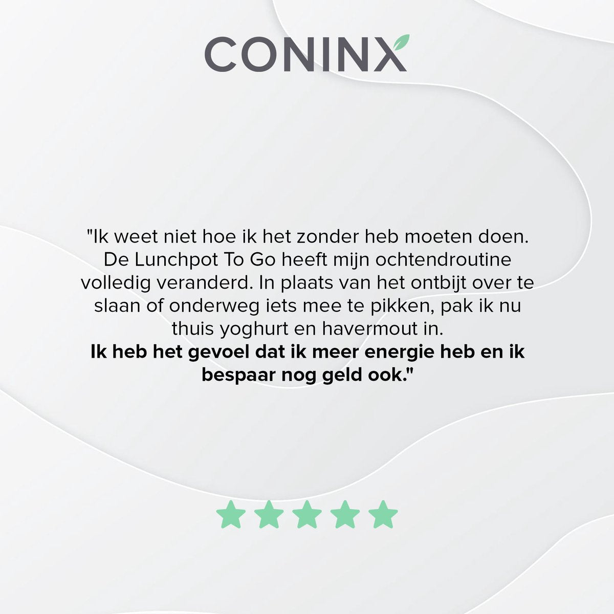  Coninx Yoghurtbeker To Go - Muesli Beker To Go - Lunchbeker - Mueslibeker 640ml ( 450ml+190ml ) - Blauw
