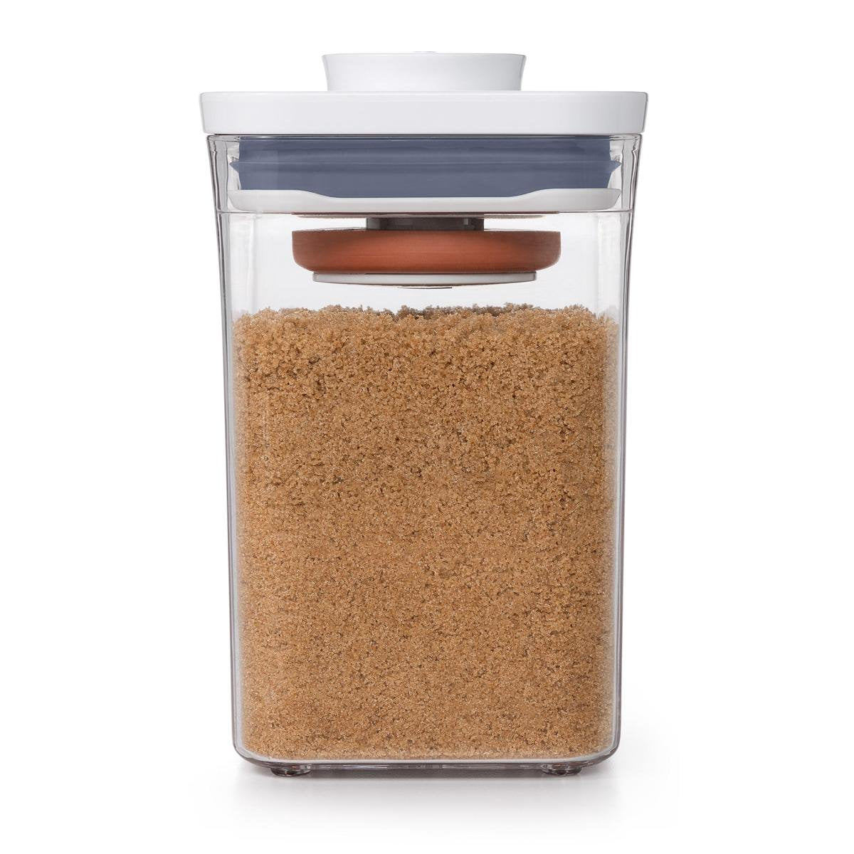 OXO Voorraadbus 'POP' 2.0 Klein Vierkant - Laag (1,0 Liter)