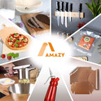  Amazy Bijenwasdoekjes (Set Van 7) - Gemaakt Van 100% Natuurlijke Bijenwas | Duurzaam Alternatief Voor Huishoudfolie En Aluminiumfolie - Voor Fruit, Groenten, Brood, Kaas En Ander Voedsel | Gecertificeerd