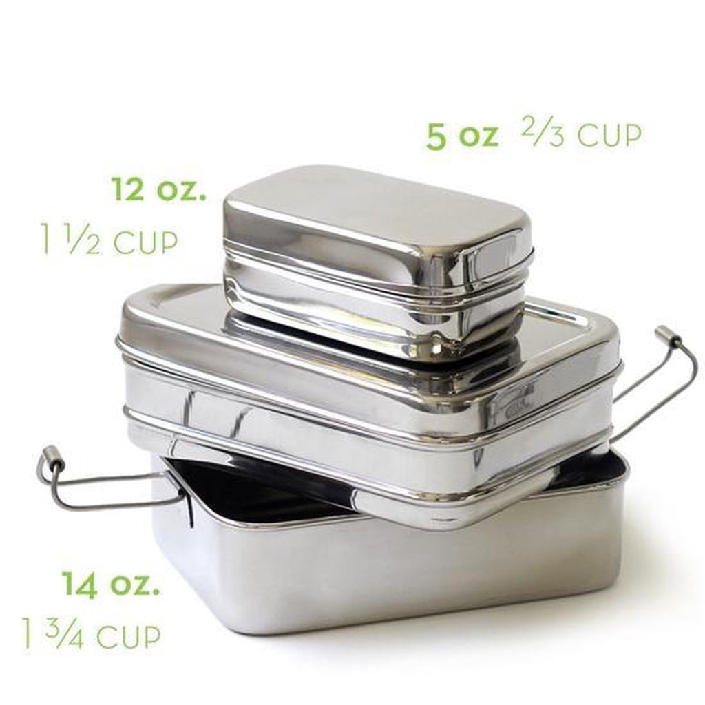  Eco Lunchbox - RVS - 3 Bakjes In 1