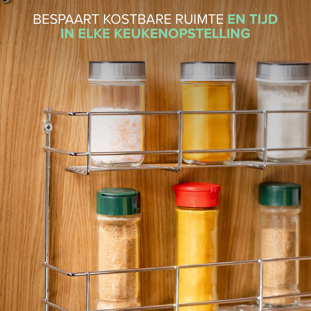 Merkloos Coninx Kruidenrek KR3000 - Ophangbaar - 32 Kruidenpotjes - 4 Laags