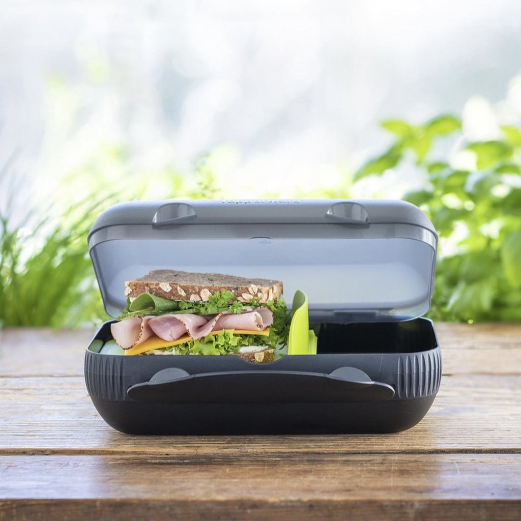  Tupperware Snackpack Zwart