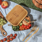  Bamboe Lunch Box 1400 Ml | Broodbox | Ecologisch | Roestvrijstalen Lunchbox | Bentobox No Leak | Smaakloos | Bamboe Grote Broodtrommel | Lunchbox Volwassenen | Lunchbox RVS Bamboe | Bambaw