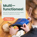  BROODNODIG® - Herbruikbare Boterhamzak - Van 100% Gerecyclede PET-flessen - Ideaal Als Diepvrieszakjes - Lunchzak - Herbruikbaar Boterhamzakje - Foodwrap - Lunchbox - 30x20cm - Pastel Groen