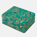  Bewaarblik Vogels - Groen - Rechthoek - Blik - 19,5 X 15,4 X 7,5 Cm - Sara Miller London