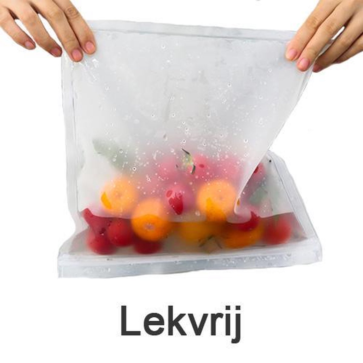  Siliconen Vershoudzakken | Diepvrieszakken | Set Van 10 | Duurzaam | Herbruikbaar Boterhamzakje | Mealprep