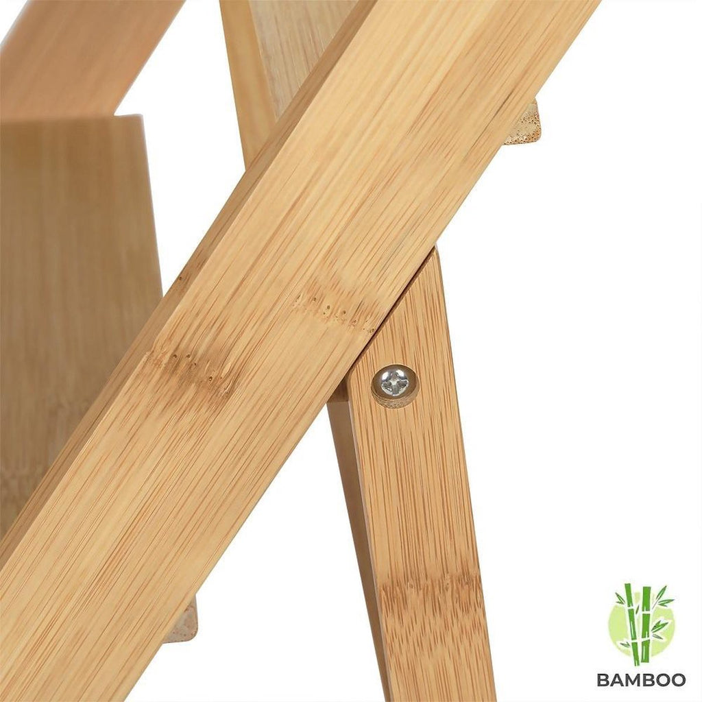 Merkloos Decopatent® Kruidenrekje Staand - Kruidenrek Voor 16 Tot 20 Kruidenpotjes - Hout - 4 Laags