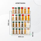 Merkloos Coninx Kruidenrek KR3000 - Ophangbaar - 32 Kruidenpotjes - 4 Laags