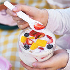  Deluqse Overnight Oats Potjes - Overnights Oats Beker - Set Van 3 - Oats Potjes - Overnight Oats Jar - Muesli Beker - Havermout Potjes