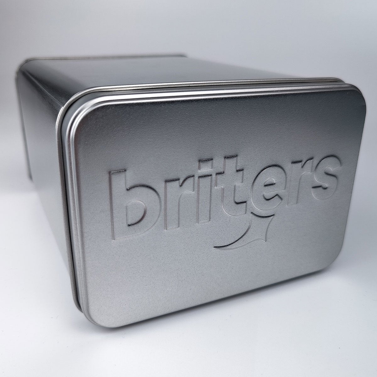  Briters Bewaarblik Origineel - Voor 200 Briters Wasstrips - Gemaakt In Nederland - Aluminium - 100% Recyclebaar - 10 Jaar Garantie