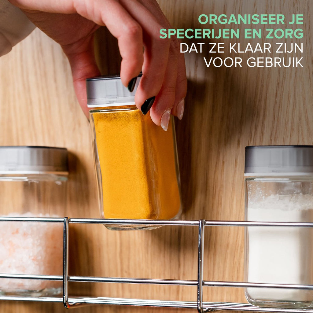 Merkloos Coninx Kruidenrek KR3000 - Ophangbaar - 32 Kruidenpotjes - 4 Laags