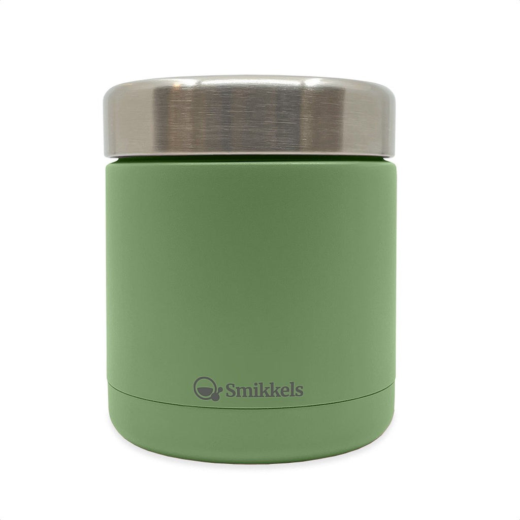  Smikkels Thermos Lunchbox - Lunchbakje - 350ml - Lunchpot - Koud Of Warm Eten Meenemen - Food Container - Groen